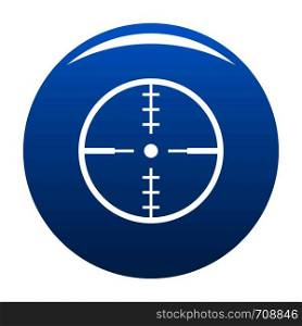 Thing radar icon vector blue circle isolated on white background . Thing radar icon blue vector