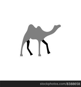 this is a camel icon logo vector illustration design