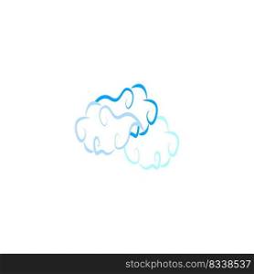 this is a cloud vector icon illustration design