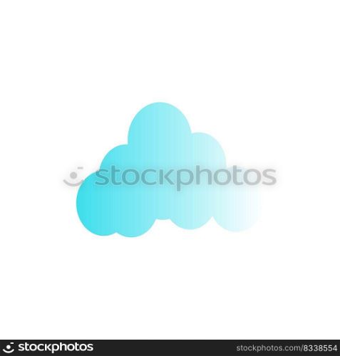 this is a cloud vector icon illustration design