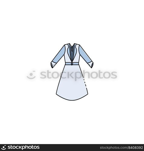 this is a dress icon vector illustration design