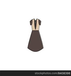 this is a dress icon vector illustration design
