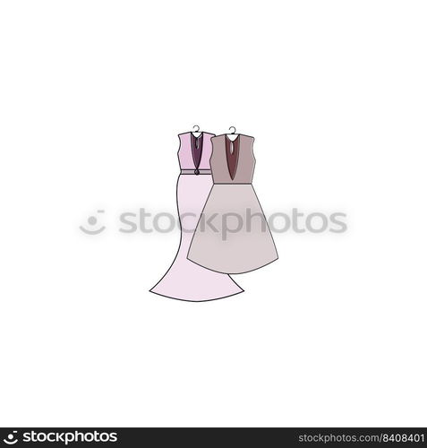 this is a dress icon vector illustration design