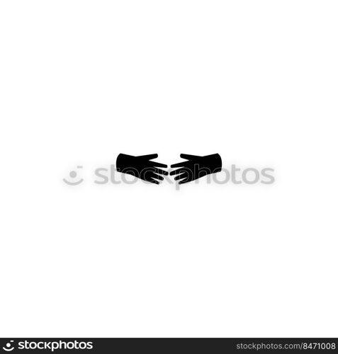 this is a  hand icon vector illustration logo design element