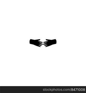 this is a  hand icon vector illustration logo design element