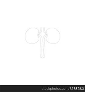 this is a kidney icon vector illustration element logo 