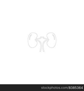 this is a kidney icon vector illustration element logo 