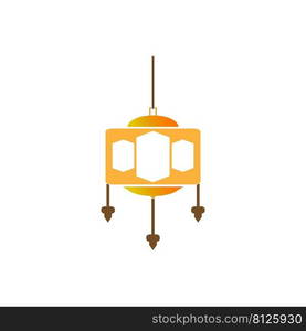 this is a lantern icon vector graphic illustration design