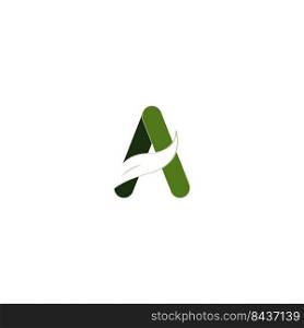 this is a  letter A logo vector illustration design
