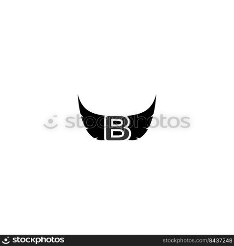 this is a  letter B logo vector illustration design