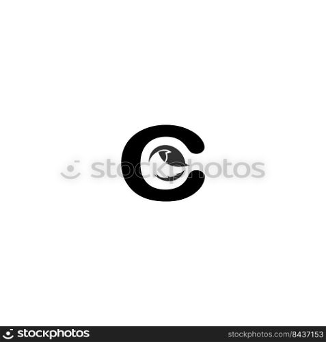 this is a  letter C logo vector illustration design