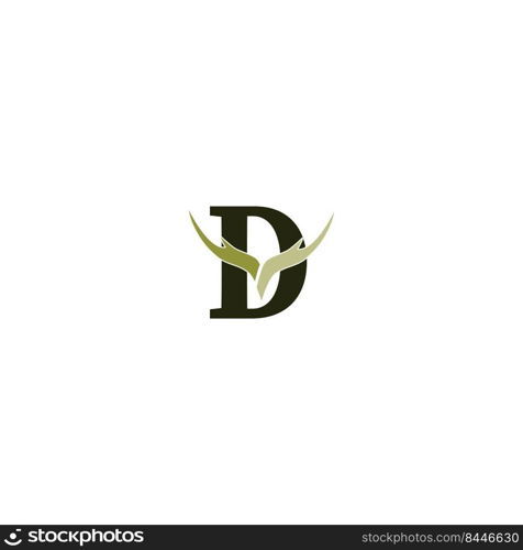 this is a  letter D logo vector illustration design