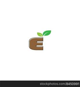 this is a  letter E  logo vector illustration design