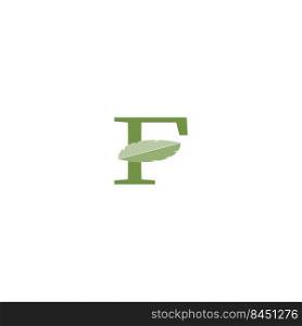 this is a 
letter F  logo vector illustration design