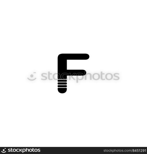 this is a  letter F  logo vector illustration design