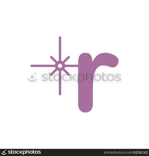this is a letter logo vector illustraton design