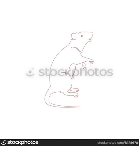this is a mouse icon design vector drawing