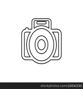 this is a photo camera icon image illustration design