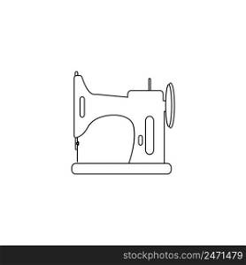 this is a sewing machine icon image vector illustration