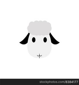 this is a sheep vector element illustration design