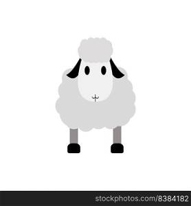 this is a sheep vector element illustration design