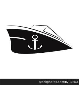 this is a ship vector logo illustration