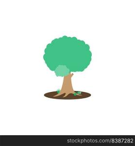 this is a  tree icon logo vector illustration design element