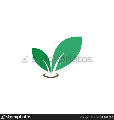 this is a 
tree icon logo vector illustration design element