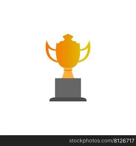 this is a trophy icon vector illustration design