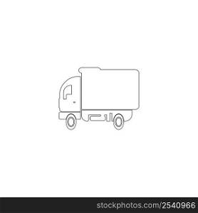 this is a truck icon vector illustration design