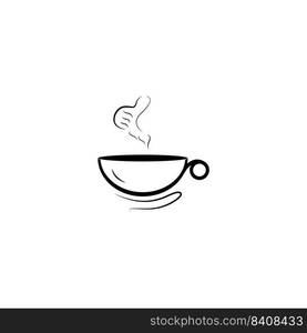 this is a vector cup of coffee icon design illustration