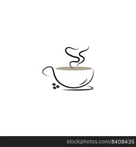 this is a vector cup of coffee icon design illustration