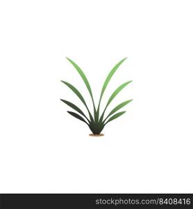this is an ornamental plant element icon vector design illustration