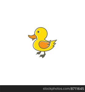 this is duck vector design illustration