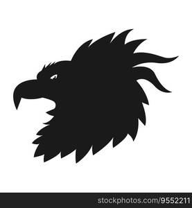 this is eagle logo vector illustration design