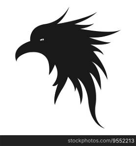 this is eagle logo vector illustration design