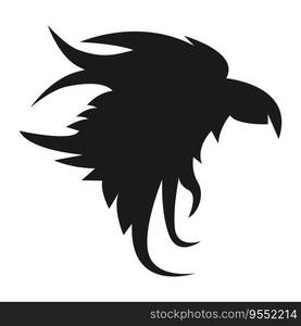 this is eagle logo vector illustration design