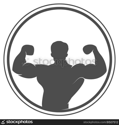 this is fitness vector illustration design
