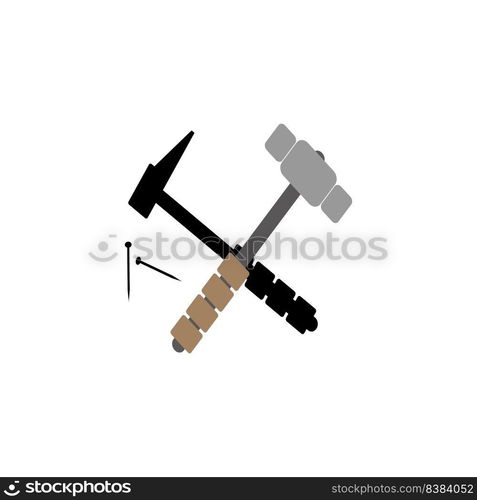 this is hammer element icon for your design 