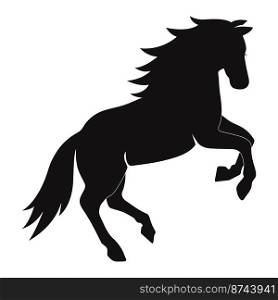 this is horse vector element design
