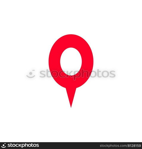 this is logo pin icon vector illustration