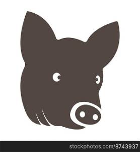 this is pig vector element design