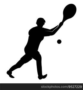 this is tennis vector illustration design