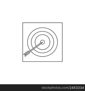 this is the target icon vector illustration graphic design image