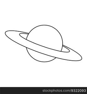 this is uoter space icon vector illustration design