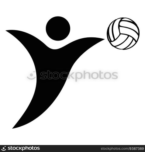 this is volley vector element illustration design