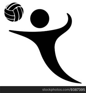 this is volley vector element illustration design