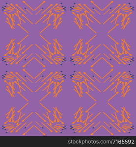 This seamless pattern is suitable for fabrics, textiles, gift wrapping, wallpaper, background, backdrop or whatever you want to create according to your creativity. You can use these vector patterns and templates for greeting cards, apparel, poster, mugs, bags, packaging, and much more You can easily decorate any surface, real or virtual, with it. It looks great on textiles, wallpaper and clothes. It will also be an excellent background for the design of website. Digital paper for your gift wrapping, scrapbooking, cards, invitations, party decor, planners, printing and web design.. Seamless geometric pattern with colorful elements, vector background.