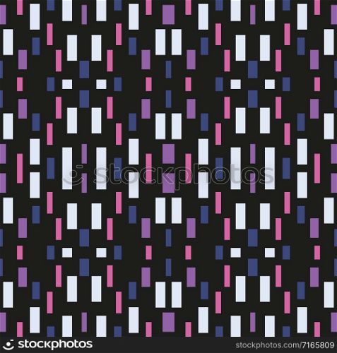 This seamless pattern is suitable for fabrics, textiles, gift wrapping, wallpaper, background, backdrop or whatever you want to create according to your creativity. You can use these vector patterns and templates for greeting cards, apparel, poster, mugs, bags, packaging, and much more You can easily decorate any surface, real or virtual, with it. It looks great on textiles, wallpaper and clothes. It will also be an excellent background for the design of website. Digital paper for your gift wrapping, scrapbooking, cards, invitations, party decor, planners, printing and web design.. Seamless geometric pattern with colorful elements, vector background.