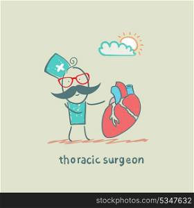 thoracic surgeon with a heart